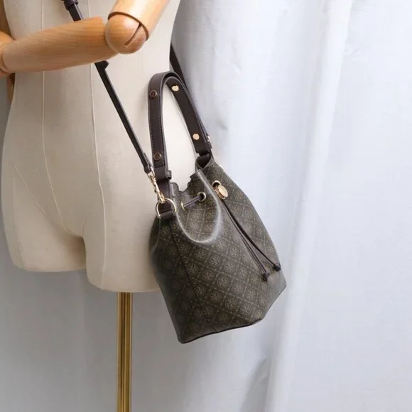 TORY BURCH T Monogram Bucket Bag